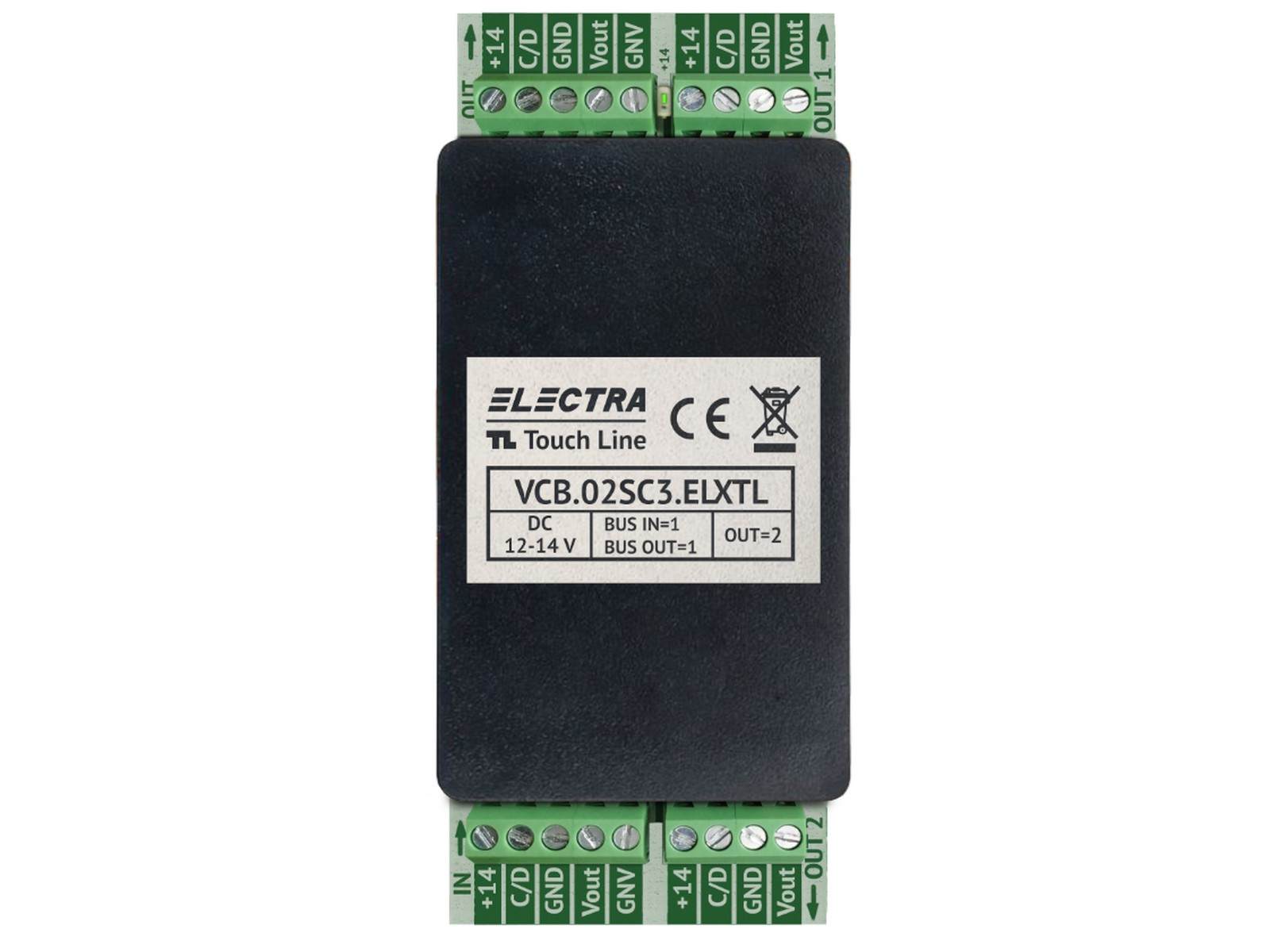 Doză Derivație Video Electra 2 Ieșiri cu Protecție