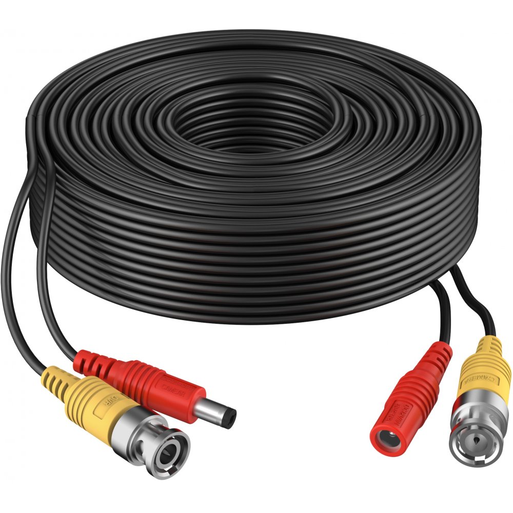 Cablu CCTV coaxial Dahua PFM942I-10-5, mufat, 10 m