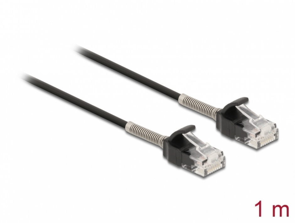 Cablu Delock 87016 Cat.6A 1m cu protecție la îndoire