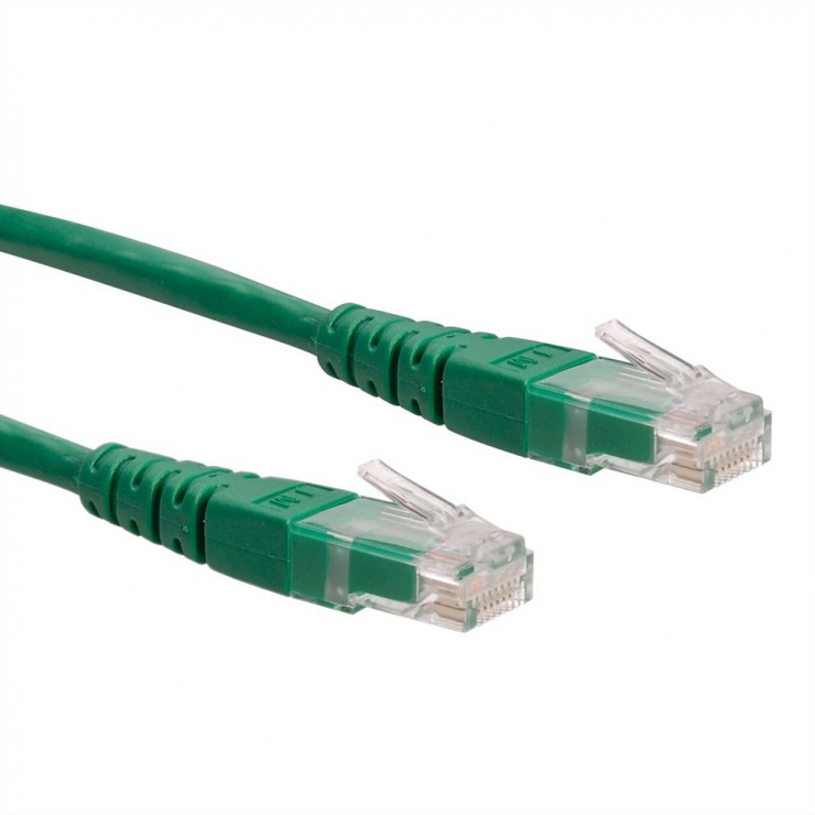 Cablu UTP Cat.6 0.3m Verde Roline