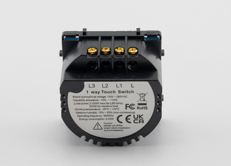 Modul Intrerupator Triplu Touch Luxion, 300W - imagine 8