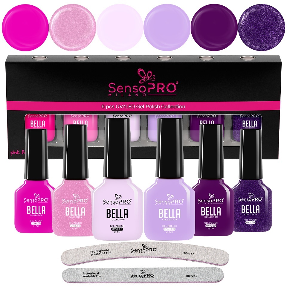 Set 6 Oje Semipermanente SensoPRO Milano BELLA