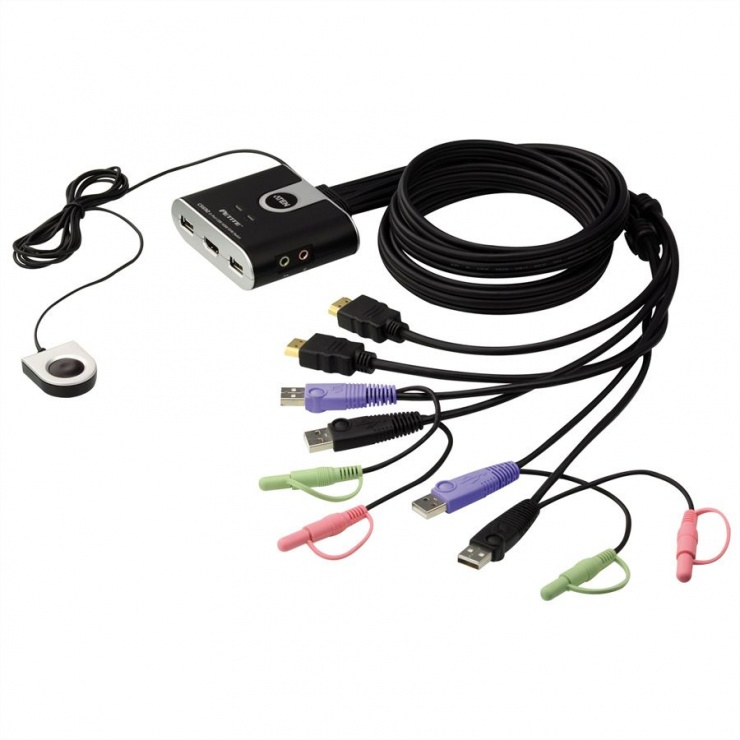Switch KVM HDMI 2 Porturi ATEN CS692