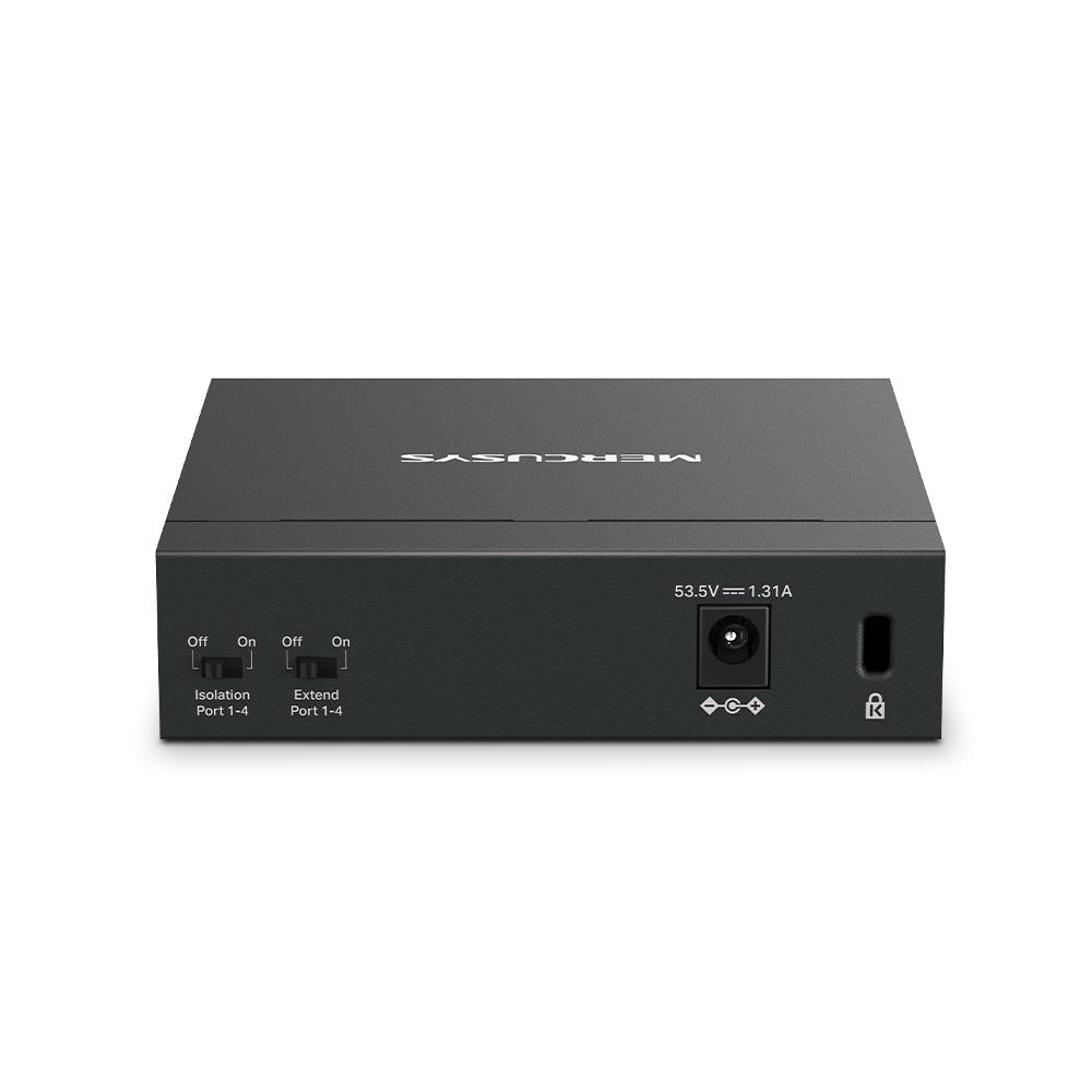 Switch PoE 5-Porti Mercusys MS105GP - Gigabit, 65W - imagine 2
