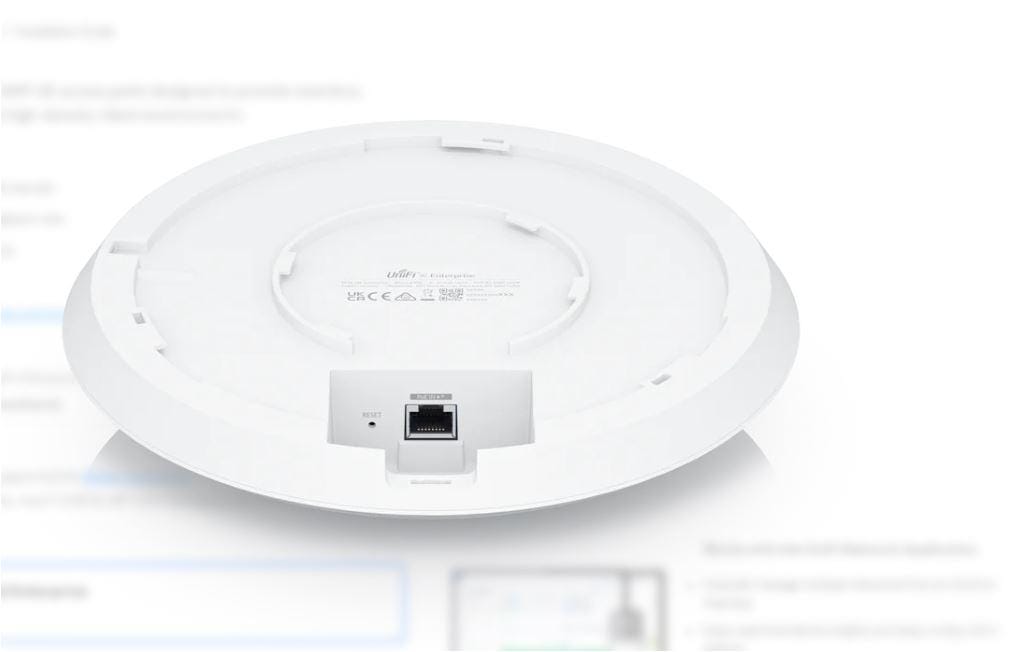 Ubiquiti U6 Enterprise Access Point WiFi 6E Tri-Band Profesional - imagine 5