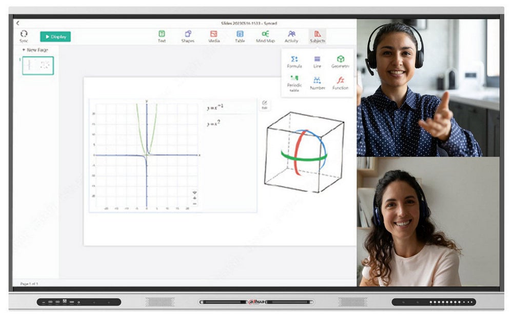 Tabla Interactivă Dahua 75" 4K Touch