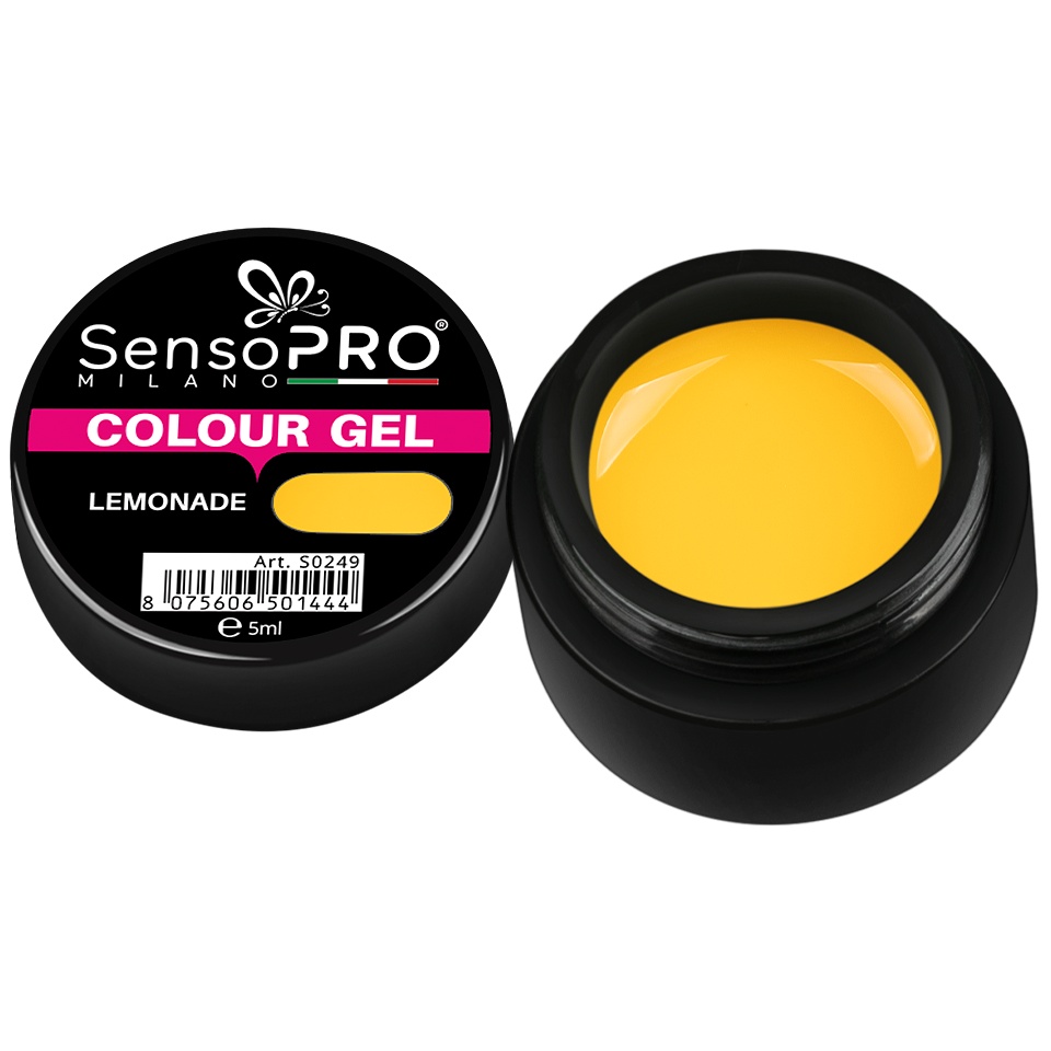 Gel UV Colorat Lemonade 5ml SensoPRO - Pigmenți Intenși