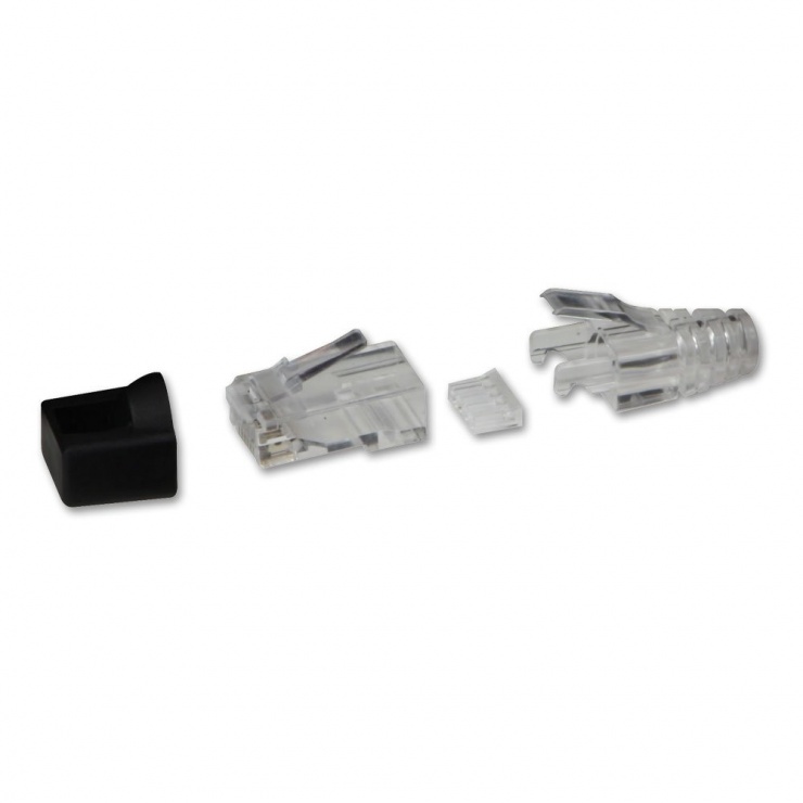 Set 10 Conectori RJ45 Cat.6 UTP + Manson Lindy