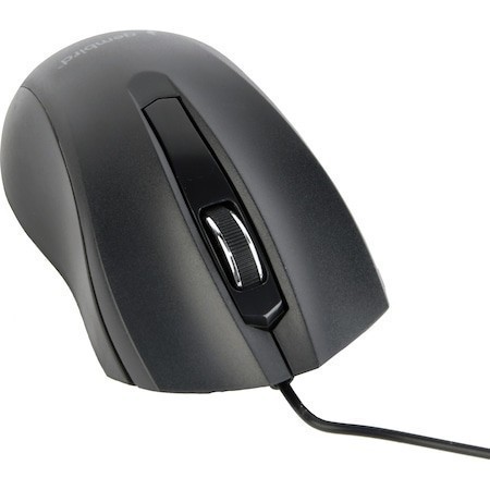 Mouse Optic Gembird MUS-3B-01 USB Negru - 1000 DPI - imagine 2