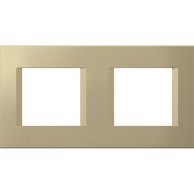 Rama Modulară 2x2M IP20 Aur | Tem Modul Line - imagine 1