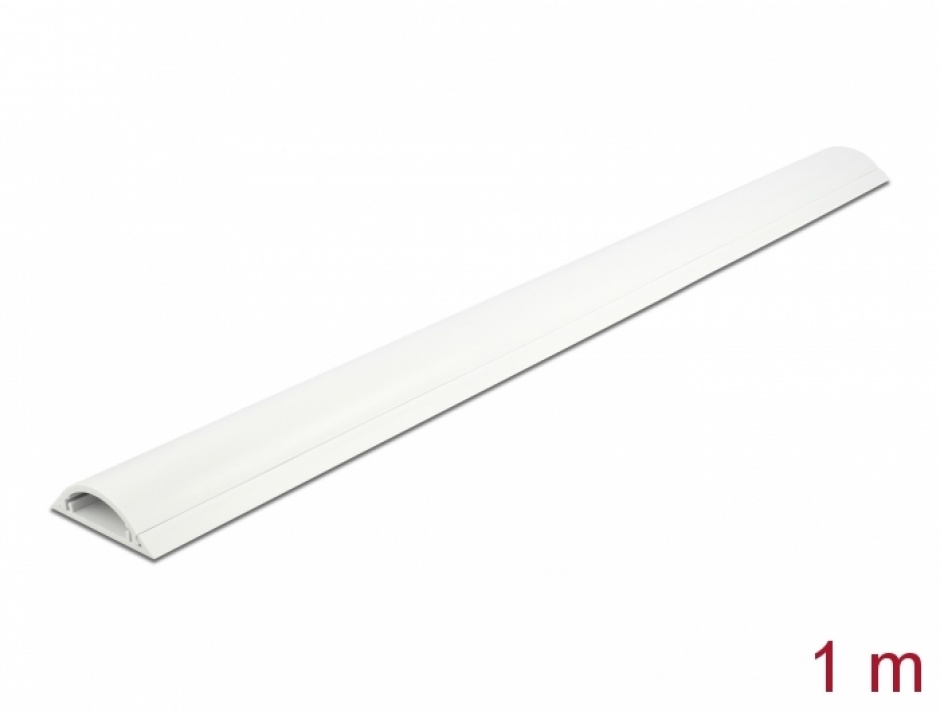 Canal Cablu Delock 50x12mm Alb, Reutilizabil
