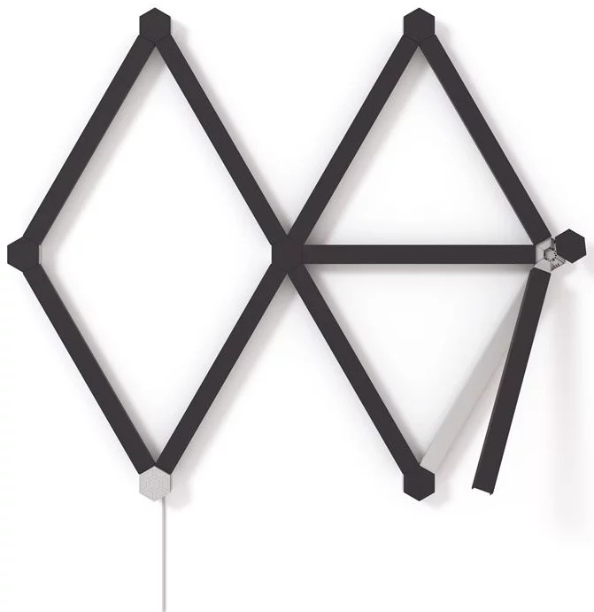 Kit Skin Nanoleaf Lines, Matte Black, 9 Bucăți