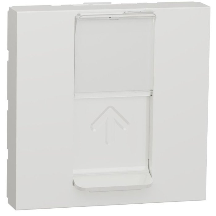 Priza RJ45 CAT6A FTP Schneider Unica, Alb - imagine 1