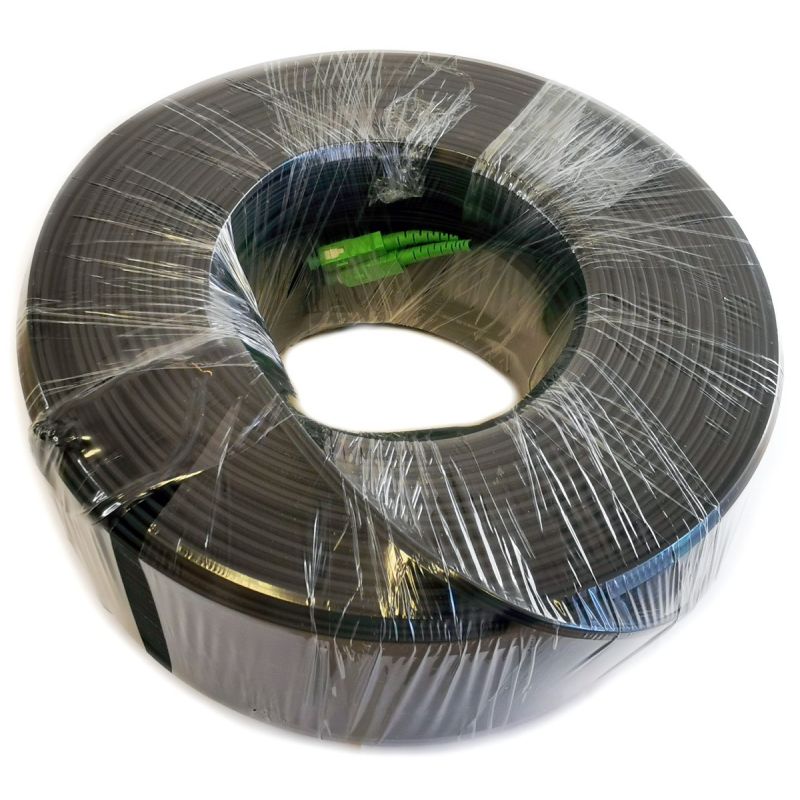 Cablu fibra optica FTTH-MES-1APC305, 2 fire, APC, lungime 305m, Brand 6386
