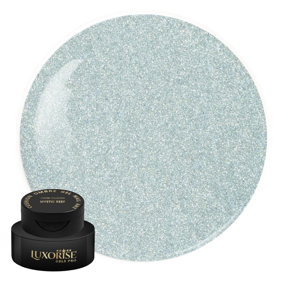 Gel UV Nail Art Babyboomer LUXORISE Cushion Ombre Chrome - Mystic Reef, 2ml