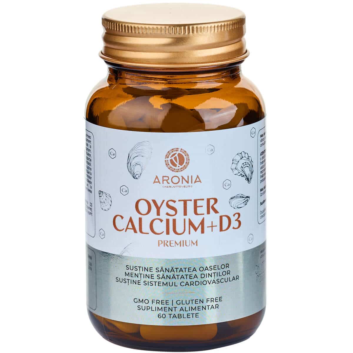 Calciu Stridii + D3 Aronia, 60 tb
