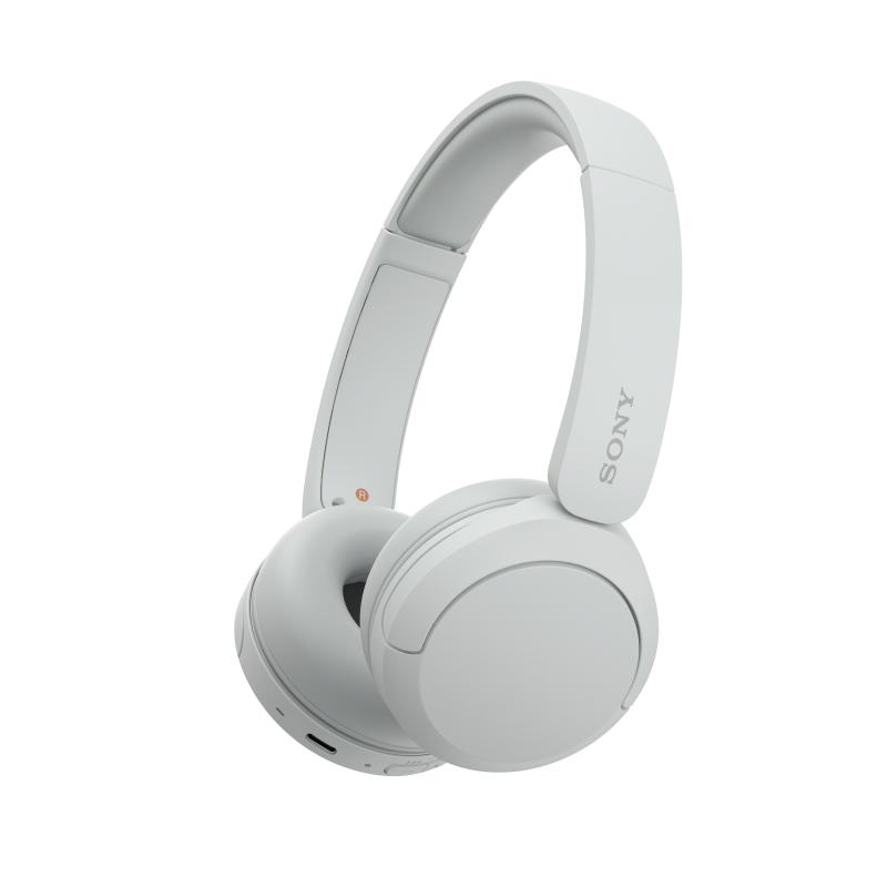 Casti Wireless Sony WH-CH520 Alb - 50h Autonomie cu Bluetooth