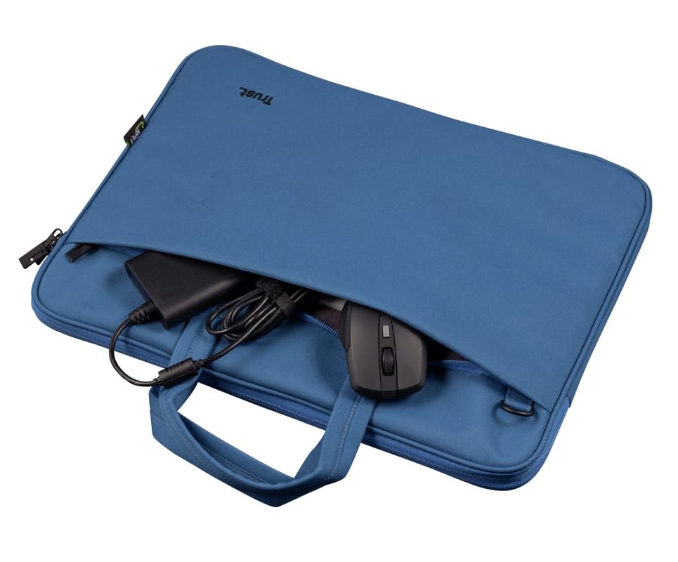 Geanta Laptop Trust Bologna ECO 16 inch Albastru - Protecție Și Stil - imagine 4