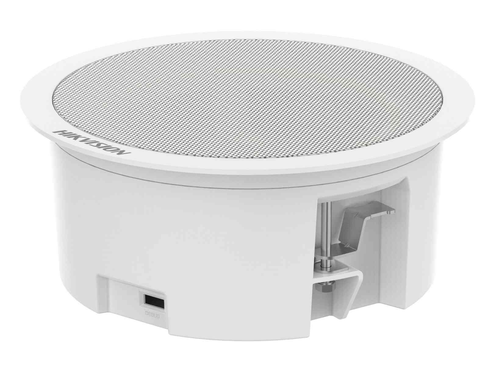 Difuzor Tavan Hikvision DS-QAZ0206G1-S, 6W, 8 Ohm, TTS, Alb