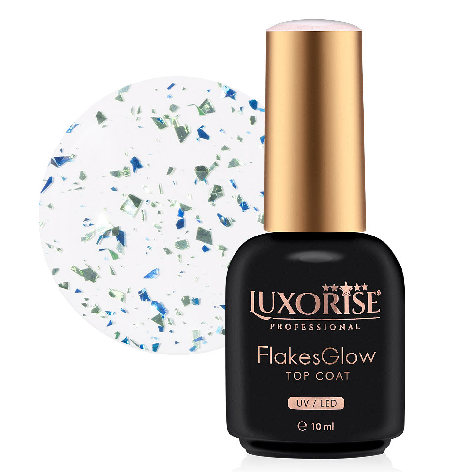 Top Coat LUXORISE FlakesGlow Mermaid Mirage