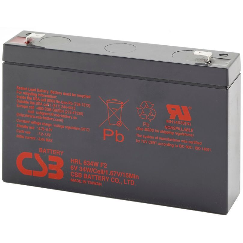 Acumulator Eaton HRL634W 6V 9Ah LongLife pentru UPS