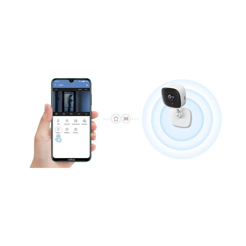 Cameră Supraveghere WiFi TP-Link Tapo C100 Full HD 1080p - imagine 12