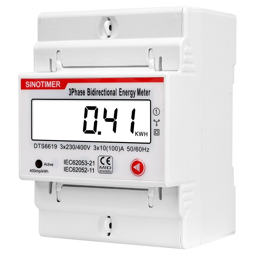 Contor Monofazat Sinotimer 10(100)A LED Digital