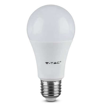 Bec LED V-TAC E27 8.5W, 3000K, Lumina Caldă
