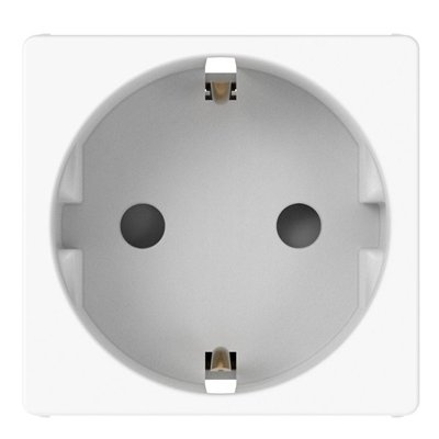 Priză Schuko modulară Gewiss System Pura GWC20265, alb