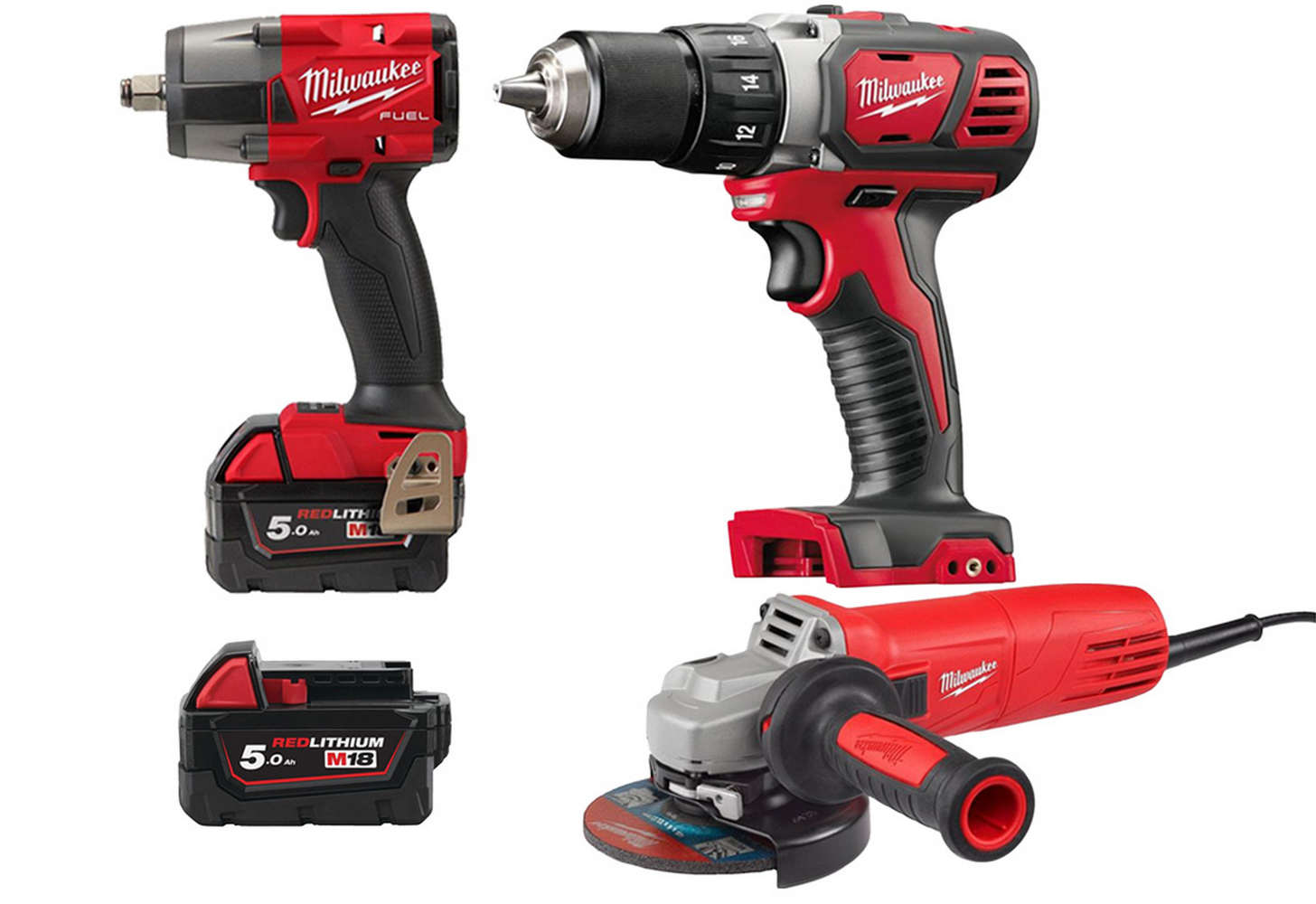 Pachet Milwaukee Big Red M18 - Scule Profesionale
