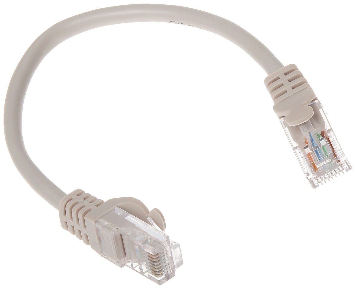 Cablu Patch UTP Cat6 Spacer 0.25m Alb - Rețea 1 Gigabit - imagine 2