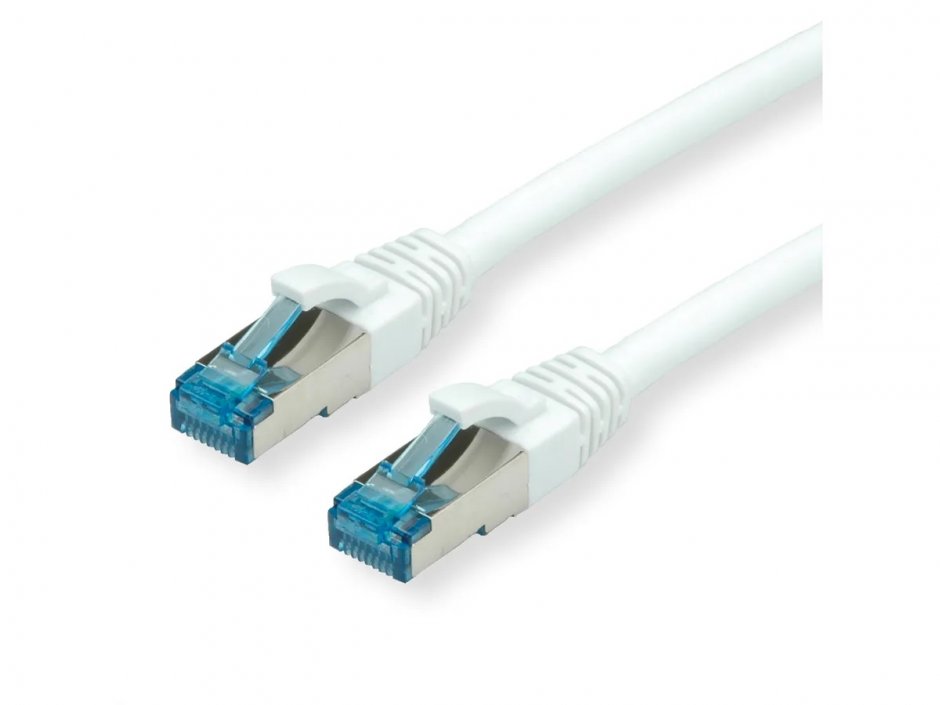 Cablu RJ45 Cat.6A LSOH Alb 0.15m | Value