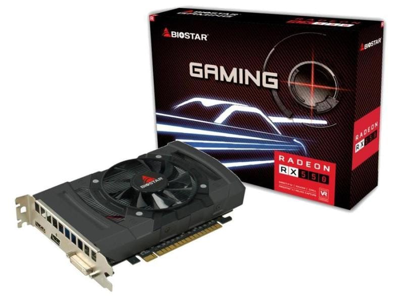 Placă Video BIOSTAR Radeon RX550 4GB - Performanță Gaming - imagine 2