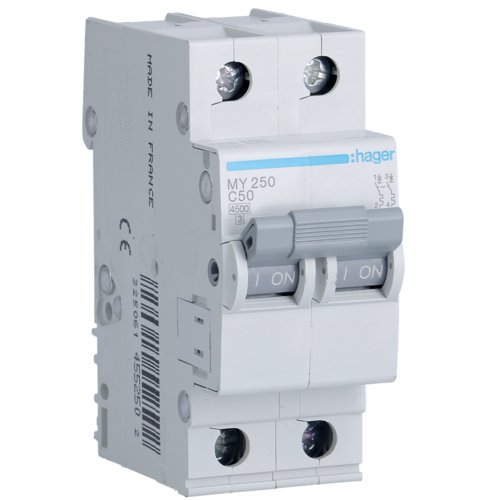 Siguranta Automata Hager 2P 50A 4,5kA