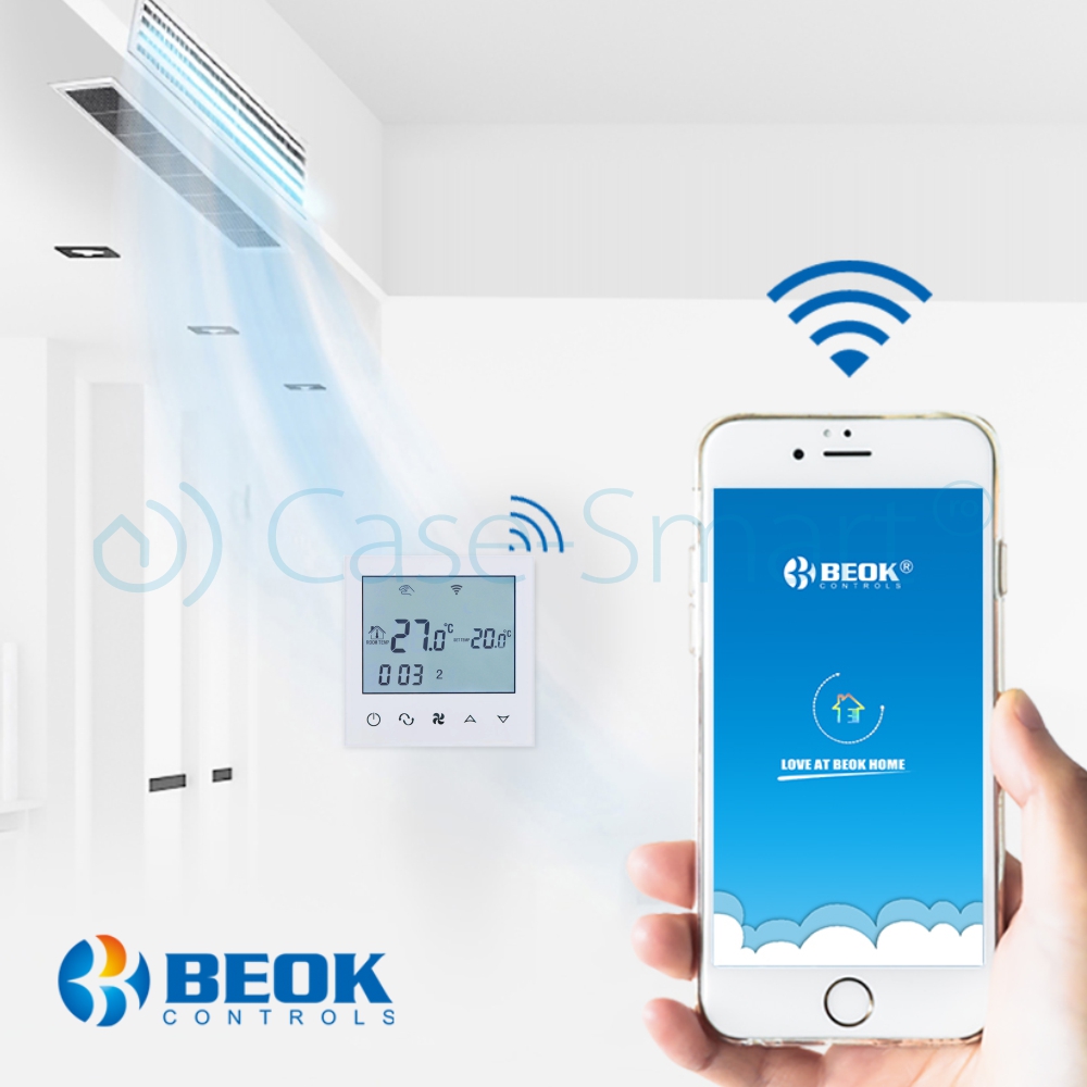 Termostat WiFi BeOk TDS21WIFI-AC2 Control Mobil HVAC - imagine 5