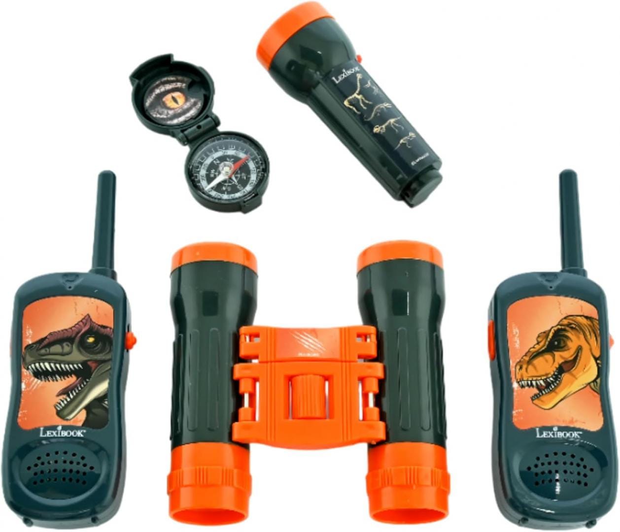Set Aventură Dinozuri Lexibook - Walkie-Talkie și Accesorii - imagine 3