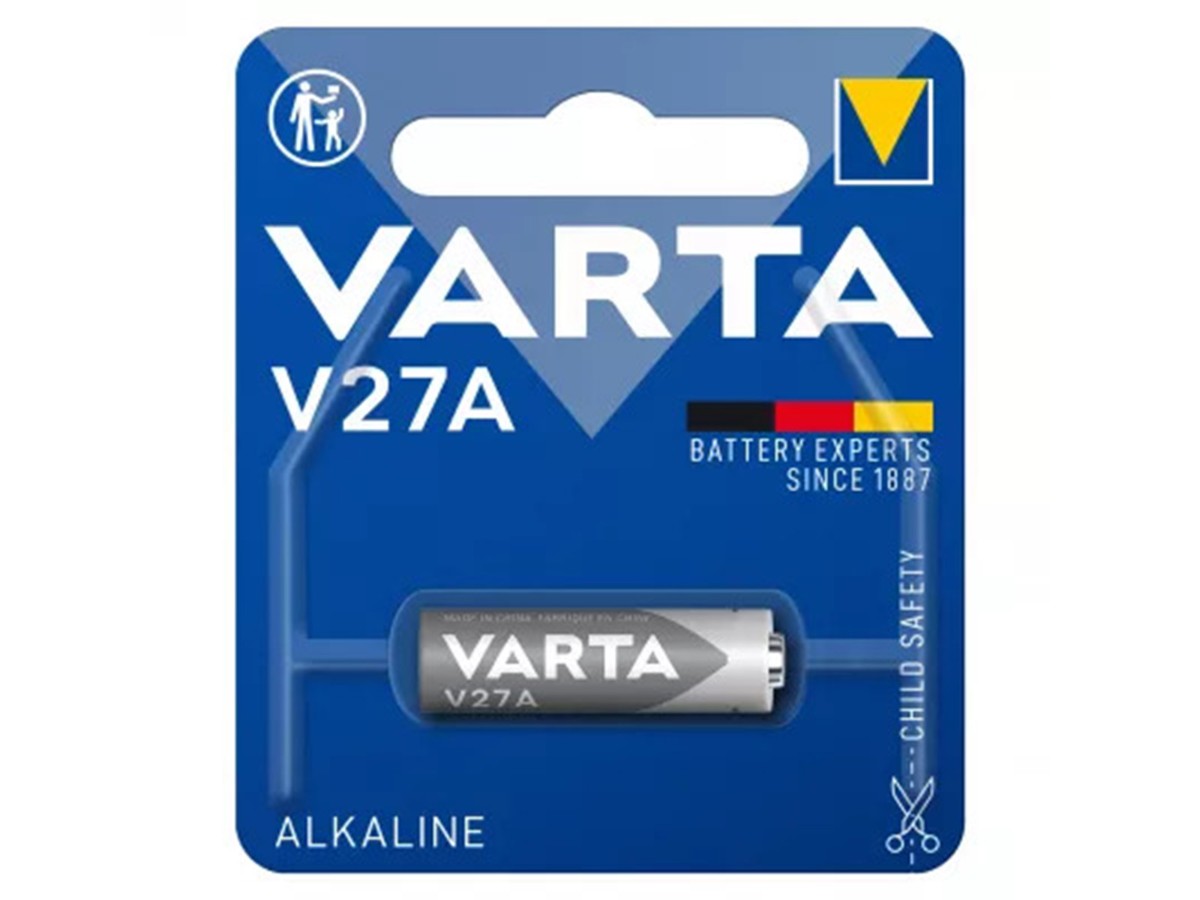 Baterie VARTA A27 12V pentru Telecomenzi și Alarme