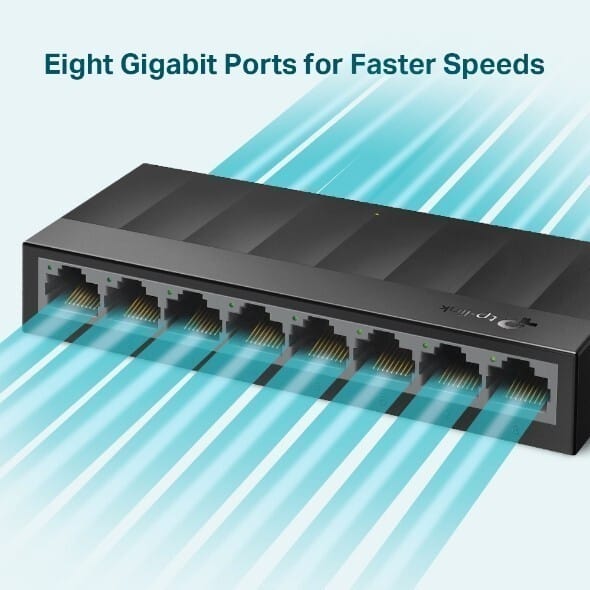Switch TP-LINK LS1008G Gigabit 8 Porturi - Rețea Ultra-Rapidă - imagine 7