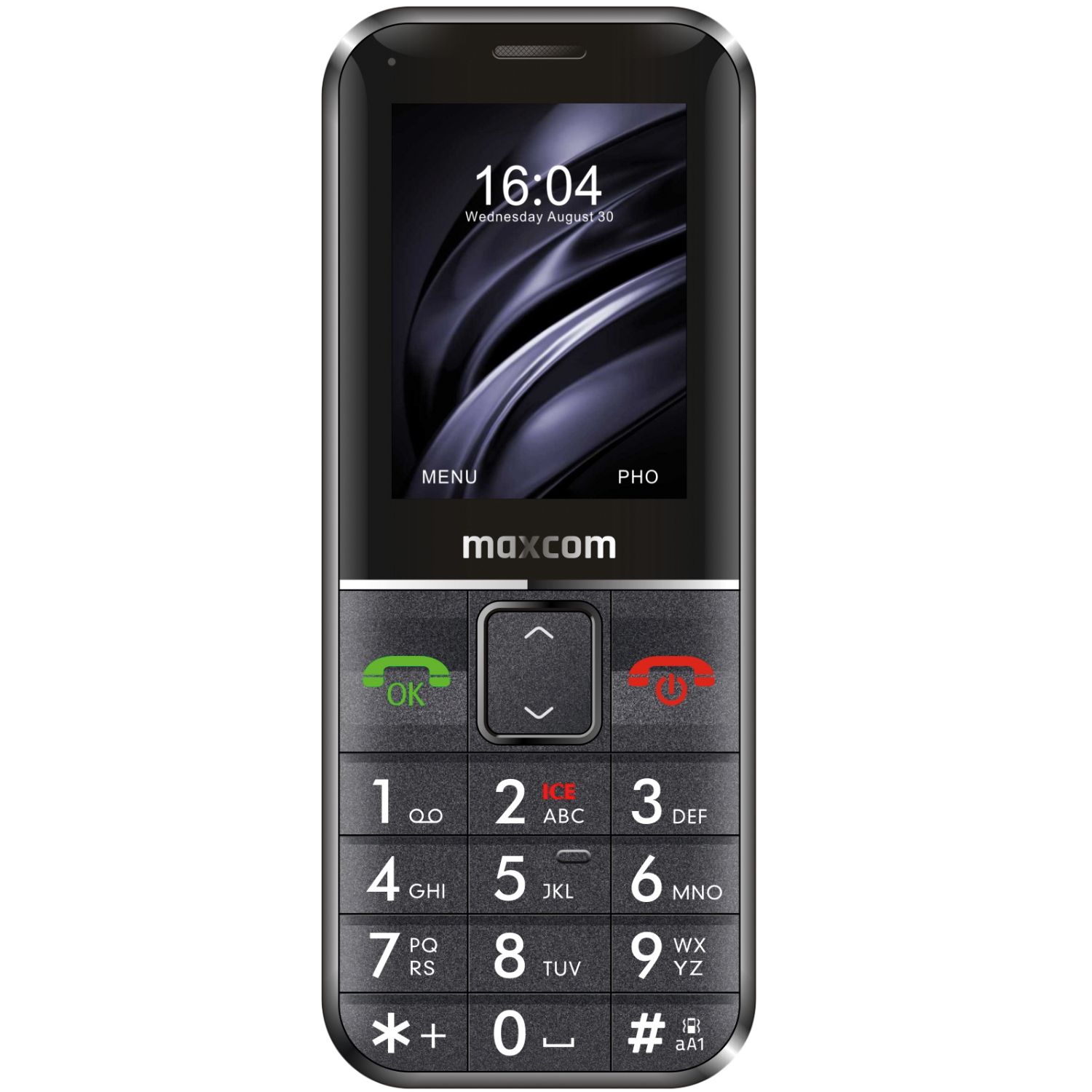 Maxcom MM735, Telefon Mobil Simplu, 2G, Negru - imagine 3