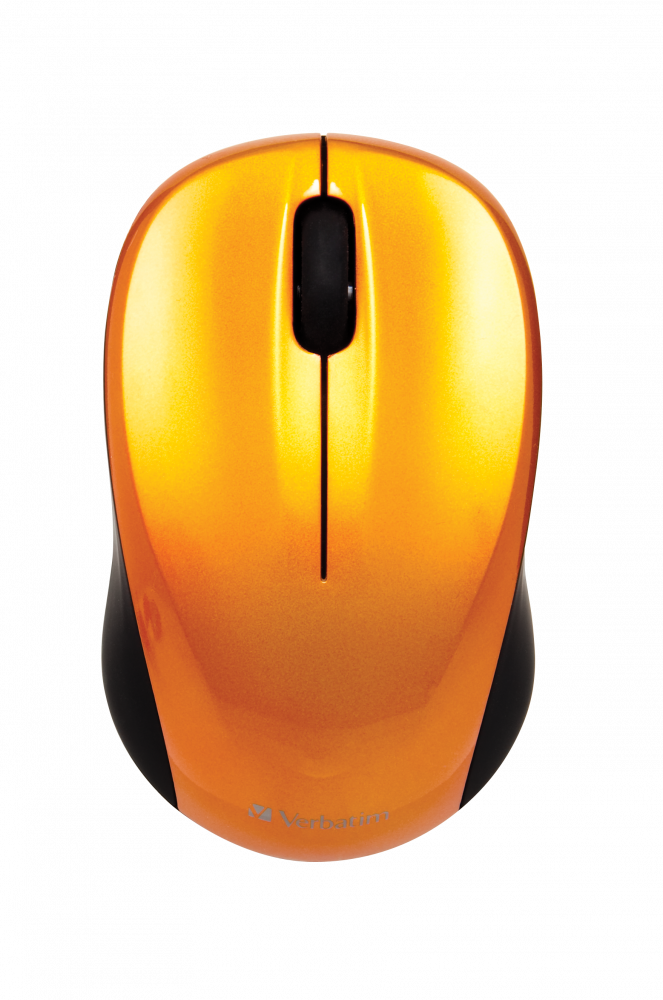 Mouse Wireless Verbatim Nano Portocaliu Vulcanic - 49045