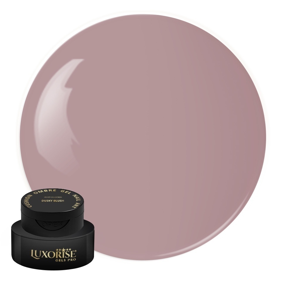 Gel UV Nail Art Babyboomer LUXORISE Cushion Ombre Velvet - Dusky Blush, 2ml
