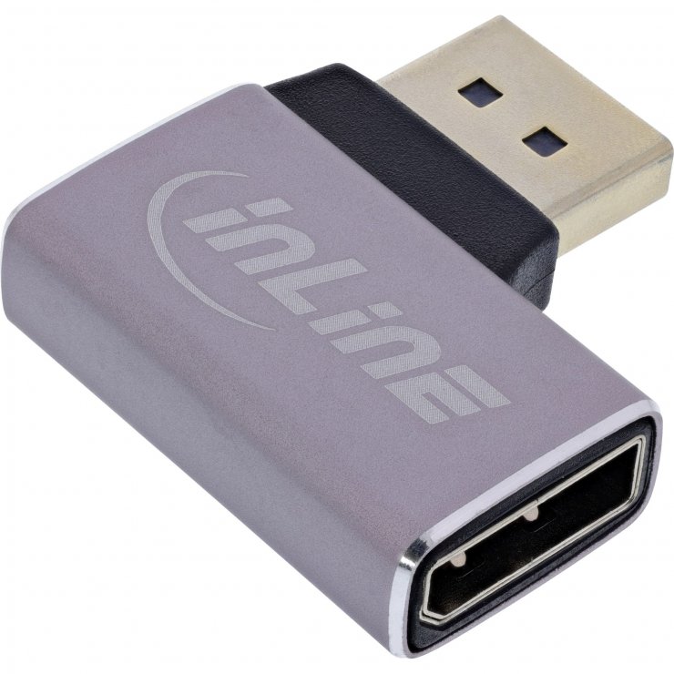Adaptor DisplayPort 8K 90° T-M InLine