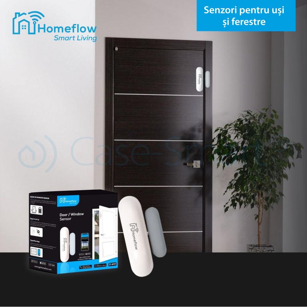 Senzor Contact Wireless Homeflow S-2001 Compatibil Google/Alexa - imagine 2