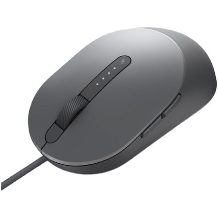 Mouse DELL MS3220 Cablat 3200 DPI Ergonomic Titan Gray - imagine 2