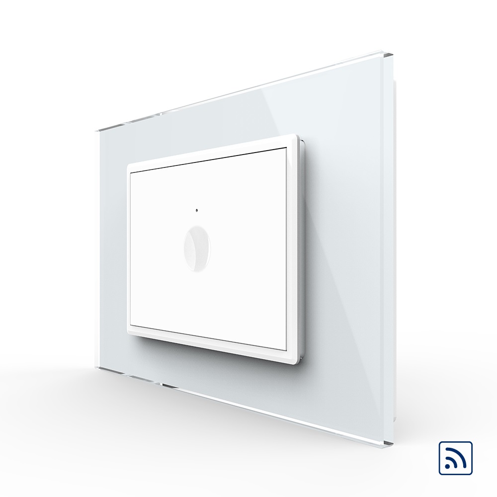 Intrerupator Touch Wireless Livolo, Rama Sticla, Italian