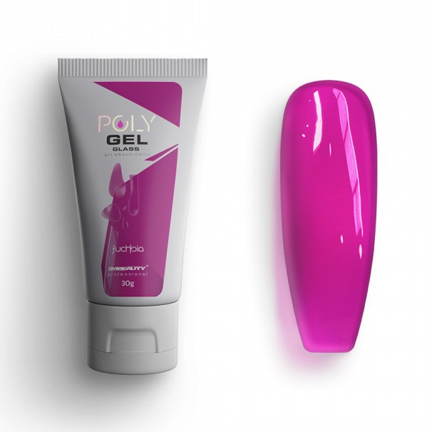 Polygel Glass 2M Hema Free Fuchsia 30gr