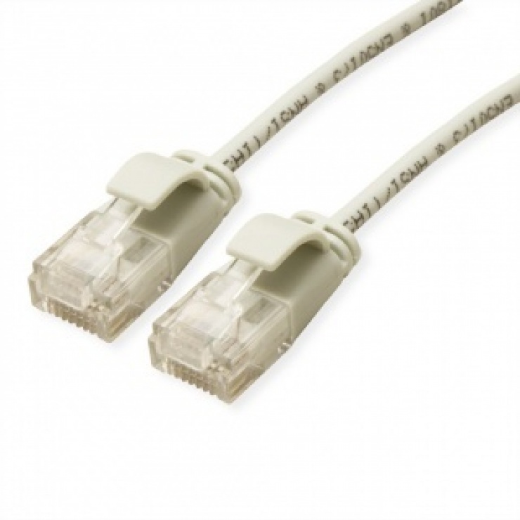 Cablu RJ45 Mycon Cat.6A Slim 20m Gri