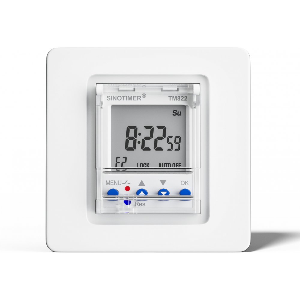 Timer Digital Sinotimer TM822, 16A, Programabil 7 Zile