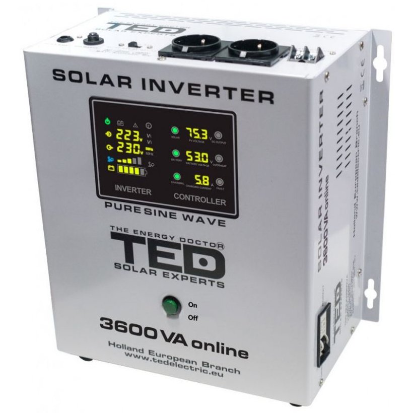 Invertor Solar TED 3600VA Sinus Pura 48V