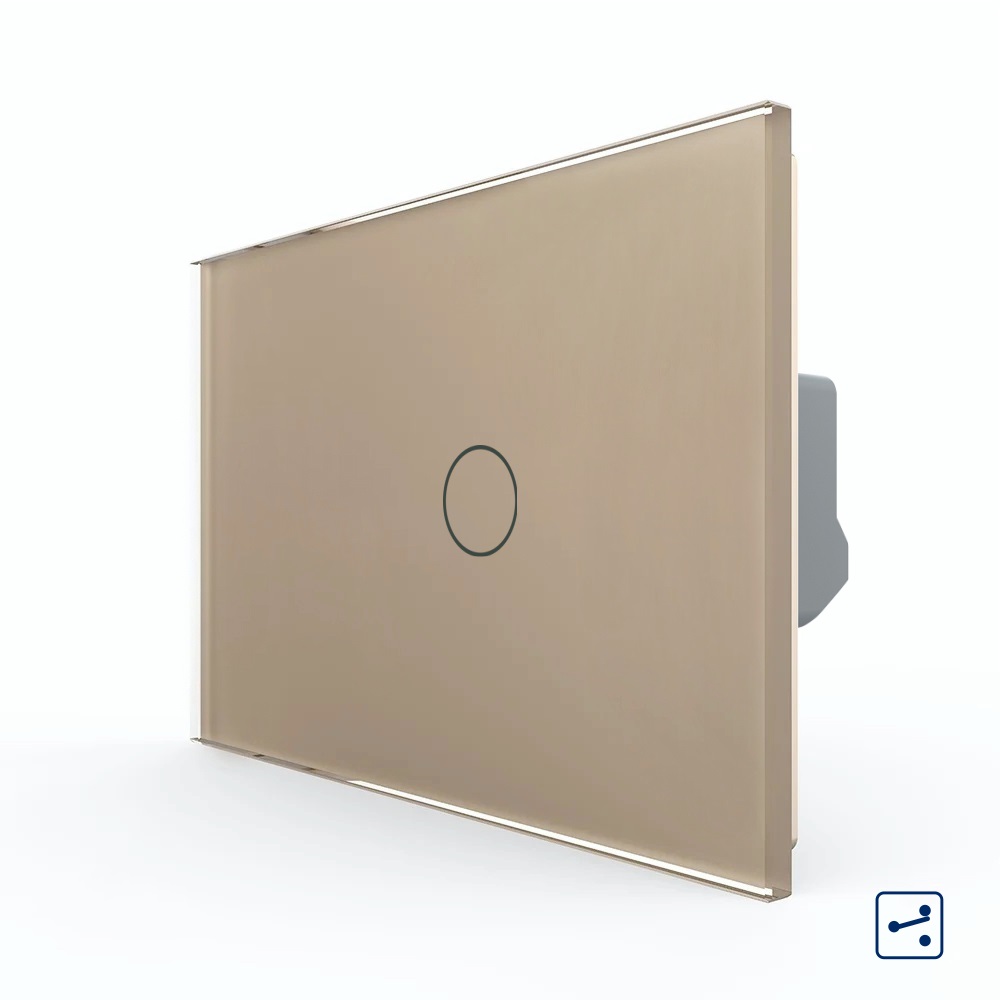 Intrerupator Touch LIVOLO Sticla, Standard Italian - imagine 7